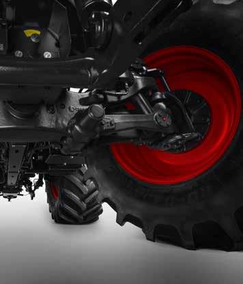 12 www.zetor.com 13 SUSPENDED AXLE EXPERIENCE THE HIGH DRIVING COMFORT The CRYSTAL HD model includes a suspended front axle in the basic configuration.
