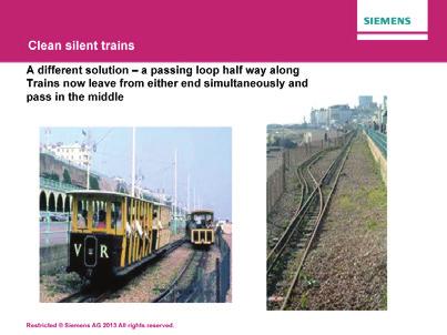 Solution - from Slide 31: It will make four single journeys in an hour The train can carry 60 passengers As each train now carries 60 passengers it can carry 240 per hour This is clearly an effective