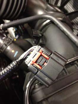 coupler on the throttle body side and secure with 3.