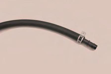 connector in one end and secure with the provided clamp.
