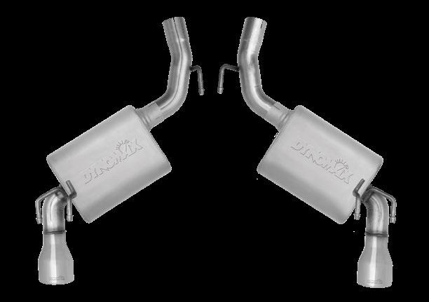 cut tips 3-in. Mandrel bent Stainless Steel system APPLICATIONS 39496 2013-10 Camaro SS 6.