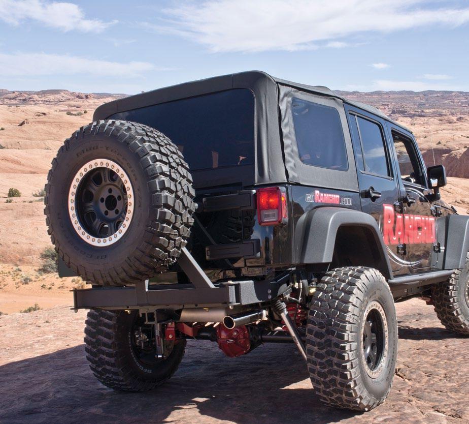 JEEP WRANGLER JK 3-in. outlet, single wall, buffed and polished, 12-in.