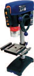 Bench Pillar Drills Industry standard Morse Taper specification pillar drills, suitable for workshop and light industrial use with a tilting rise and fall work table, user friendly depth gauge,
