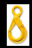 components Safety hook BK tonnes* For chain size mm Dim. in mm L B E F G H Weight appr. kgs. BK-6-10 1.5 6 109 29 22 10 15 21 0.5 BK-7/8-10 2.