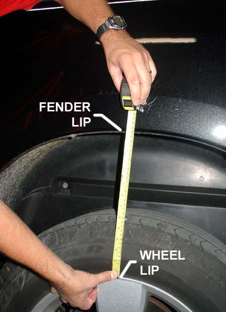 STEP 1: PREPARE THE VEHICLE Place the vehicle on a flat surface. Measure and record the ride height on Page 2.