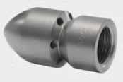 All nozzles are provided with hardened stainless steel inserts.