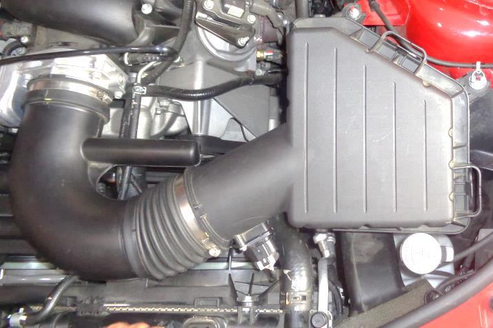 A REMOVE THE FACTORY AIR INTAKE SYSTEM: NOTES We highly recommend that you retain all factory air intake system parts.