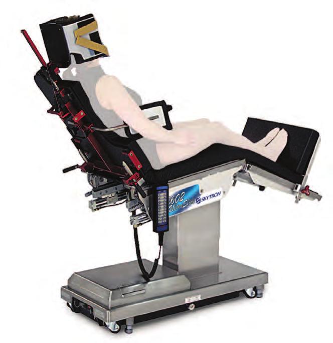Set-Ups for Specialty Procedures & Auto Beach Chair Function Removal of the back section provides convenient
