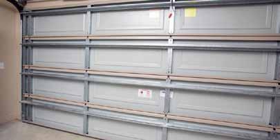 Weather protection Polypropylene track curve for quiet operation The garage today is used to store many different valuable objects, and in