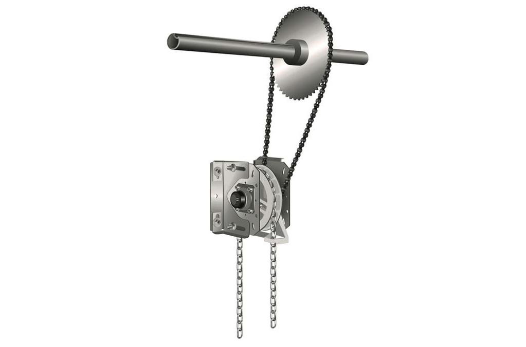1.5.1.1 Pull-down rope T-hoist The 542 overhead sectional door can be operated manually with a pull-down rope. The pull-down rope is directly connected to the door leaf. U-hoist 1.5.1.3 Electrical operation 1.