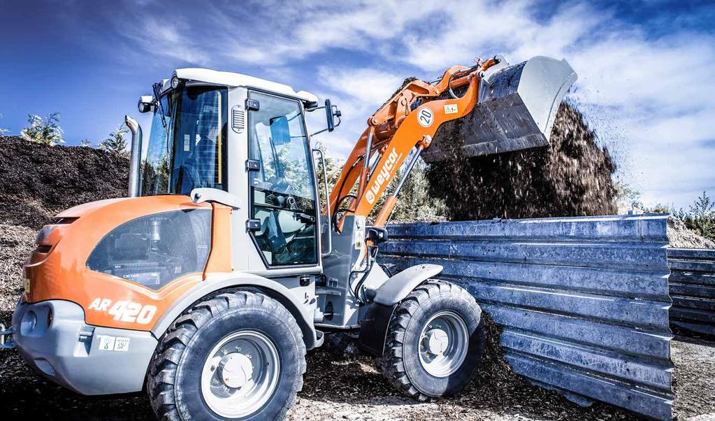 FIRST IMPRESSIONS COUNT! weycor wheel loaders are more than the sum of their parts. They reflect true passion, a fascination with technology and Made in Germany quality.