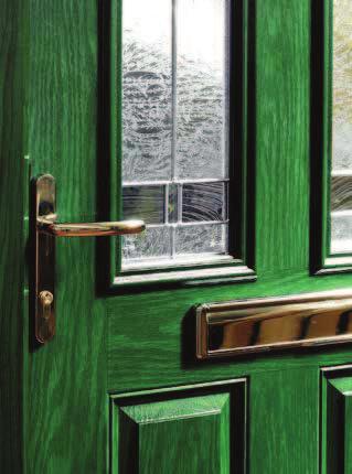 exclusive 10 year product All components of the composite door are designed for