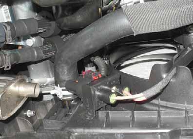 Exhaust Part Route original vehicle wiring harness as
