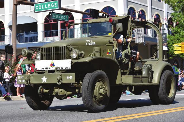 John Booth brought his 1944 M6 Bomb Truck.