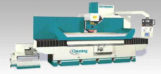 Clausing Precision ASDIII Large Capacity Automatic Surface Grinder Shown with optional MPG, Dynamic Balancer, Coolant System with Auto Paper Feeding Device and Magnetic Separator 7.