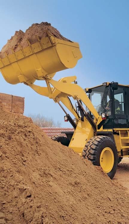 High horsepower and torque help you get more work done in a day.