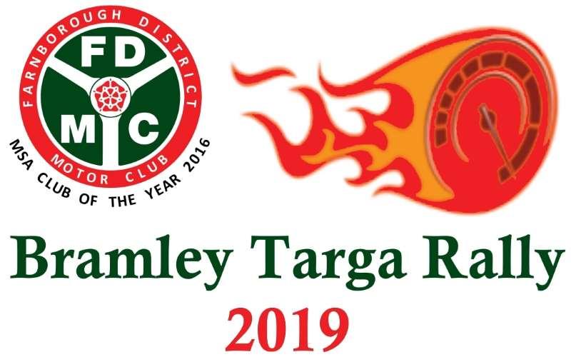 Farnborough District Motor Club present The Bramley Targa Rally Sunday 17th March 2019 The Targa Rally has