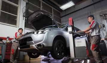 We use the latest recommended diagnostic system, Grade A genuine parts and the right specifications of lubricants and consumables, to keep your Mitsubishi vehicle running at its optimal condition.