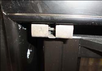 Figure 13. Connect Hinge Pin 3. Insert the hold-open bolt through the elongated hold-open slot. Figure 14. Installing door hold-open 4.