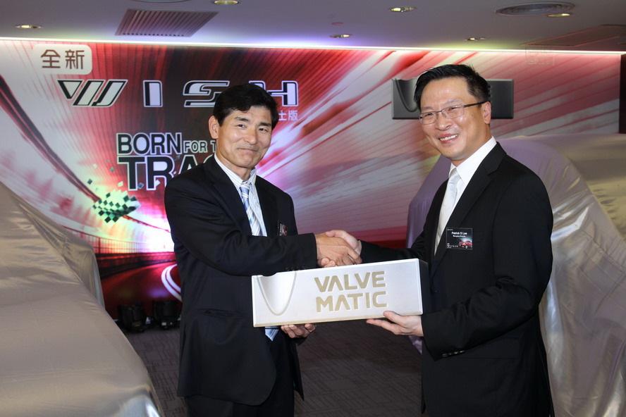 The Japan domestic version of the new Toyota WISH is benefited with the latest VALVEMATIC engine