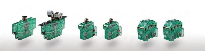 Snap-action switches I Page 6 Series S800 Series S804 Series S814 Snap-action switches with positive opening operation Schaltbau S800 Series snap-action switches have been in use for decades and