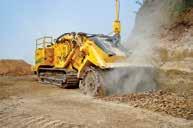 CUTTING EDGE TECHNOLOGY: Vermeer trenchers are the benchmark when it comes to cutting rock.
