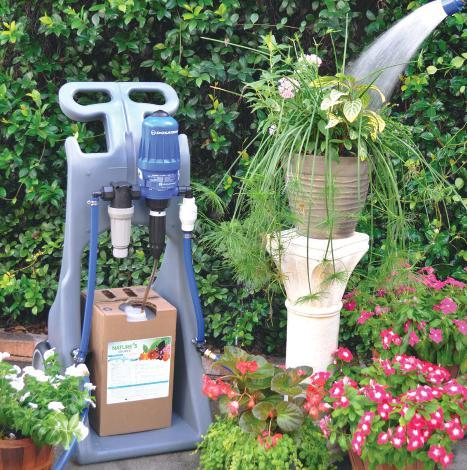 most convenient way to fertilize and treat your plants while you water.