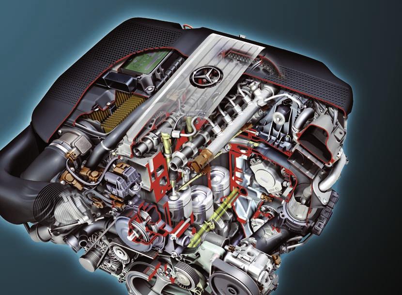 Cover Story Diesel Engines The New Mercedes-Benz Four-cylinder Diesel Engine for Passenger Cars Following a successful optimisation programme lasting several years for the previous four-cylinder