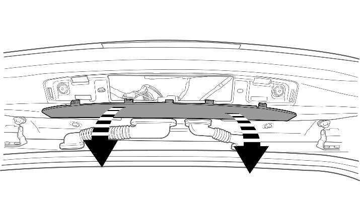 (b) Drop the trim panel to expose the inside area of the rear door (Fig. 2-2). 3. Prepare the Rear Wind Deflector.