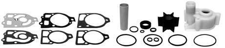 R.O.: 47-89984Q5 RECMC00003 JUEGO REPARACIÓN BOMBA AGUA Water pump service kit for all MCM 0-260hp GLM2280 & 2290 El kit contiene - The kit contains El kit
