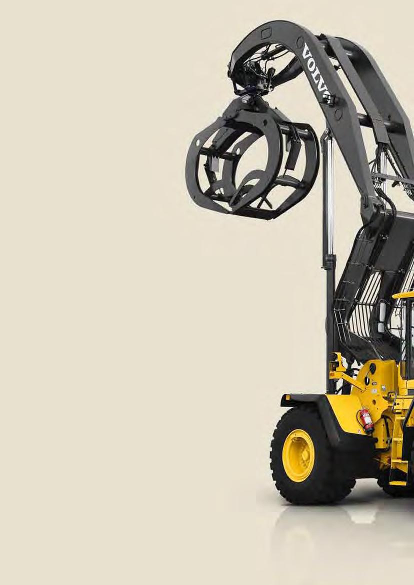 Get attached and be flexible Volvo s grapple attachments range from 3,2-3,8 m 2. The standard 360 attachment is powered by a hydraulic motor for controlled manoeuvrability.