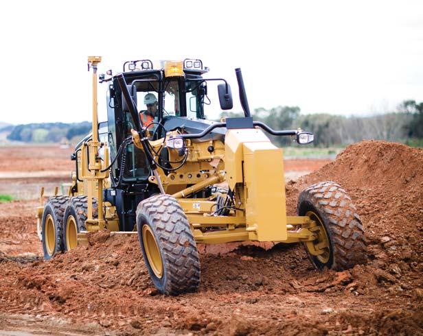 1M Motor Grader The Cat 1M Motor Grader is designed to help you get more work done in less time with a 4. m (14 ft) moldboard.