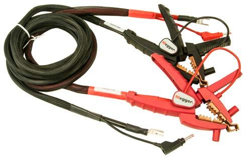 Test cables with Kelvin probes (GA-90000) Transport case, Charger, Rubber holster, Carrying strap, Belt