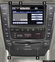Audio System (with navigation system) The button positions, shapes and screen may slightly vary depending on the type of the audio system.