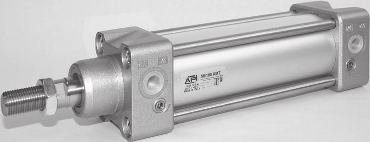 On request, they can be supplied according Directive 94/9/EC - ATEX II 2 GDc T5 New series of cylinders conforming to DIN 6431 and VDMA 24 562 standards.