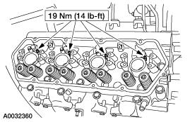 NOTE: All eight fuel injectors are installed the same way. Only one fuel injector is shown.