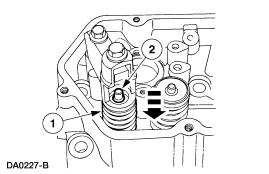 keys. Remove the valve spring retainer keys. 1.