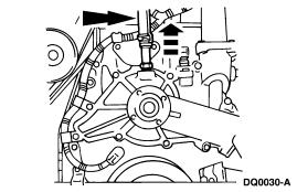 Remove the accessory drive belt. For additional information, refer to Section 303-05. 6.