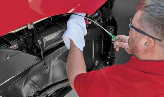 Checking transmission oil, hydraulic fluid or filters is easier than ever before.