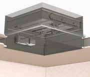 Clearance must be maintained between the damper and grille for proper operation. Configuration #3: Used where the fire rated ceiling is above the finished ceiling.
