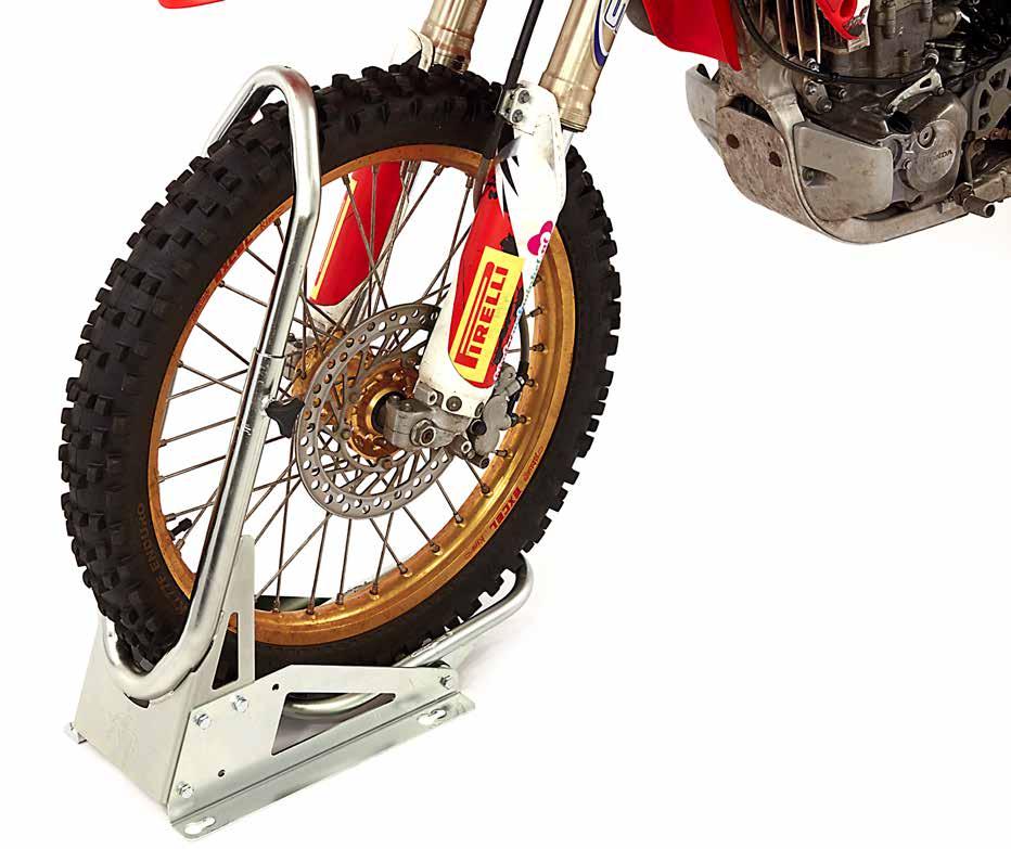 SteadyStand Cross Basic The galvanized Acebikes SteadyStand Cross basic is especially developed for transporting dirtbikes.