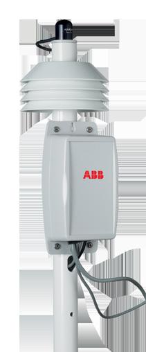 SOLAR INVERTERS ABB monitoring and communications VSN800 Weather Station The VSN800 Weather Station automatically monitors site meteorological conditions and photovoltaic panel temperature in