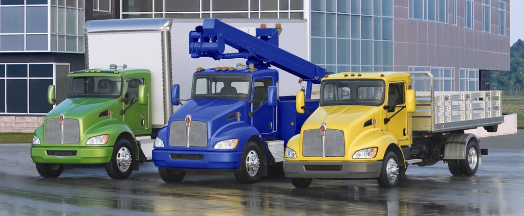designed to go the distance. The T270 is a true Class 6 vehicle, rated at 26,000 lbs GVW.
