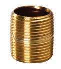 Brass Pipe Nipple Material :ASTM B43 Dimensions :ASTM B687 Threads:ASME B1.20.1, ISO 7/1 Schedule :Standard/Extra Heavy Brass Pipe Nipple Standard/Extra Heavy Pipe Size Pipe O.D. Length Close In In In Pipe Nipple Lengths(In) 1/8 0.