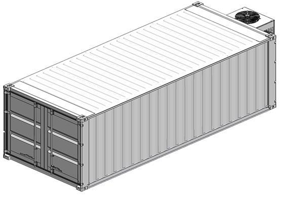 40 ft container applied for 1MWh Lithium Battery Energy Storage
