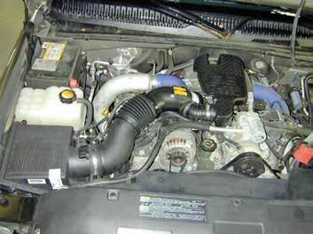 Re-adjust pipes if necessary and re-tighten them. c. Inspect the engine bay for any loose tools and check that all fasteners that were moved or removed are properly tightened. d.