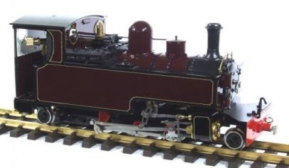 LIVE STEAM UPDATE New Live Steam Locomotives GRS GVT made by Accucraft 0-4-0T gas fired, 45mm in black or Green - 1275 Man.