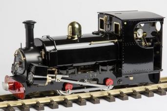 wheels, Green w. Red frames & Fowler Chimney- 1760.00 Silvercrest GW 14xx 0-4-2T gas fired, gauge 3, 3 channel R/C with whistle, Lined BR Black - 2899.