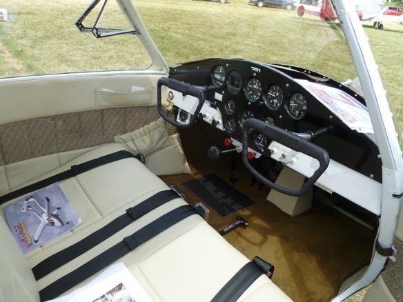 Cockpit of the very rare Anderson-Greenwood AG-14.