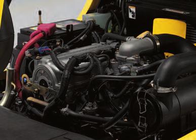 stronger gears and shafts; and Hyster premium brakes all work to provide unmatched reliability.